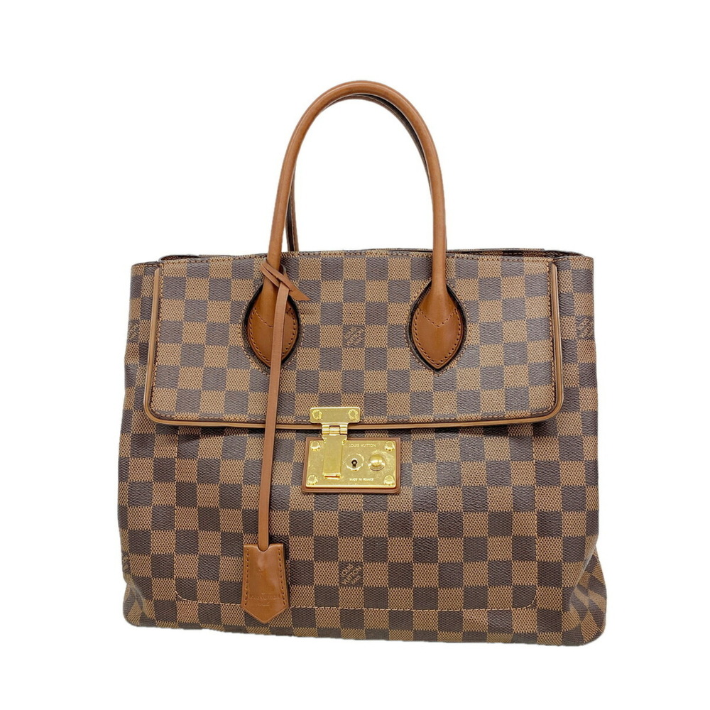 Louis Vuitton Damier Ascot Tote Bag N41273 Ebene (Women's)